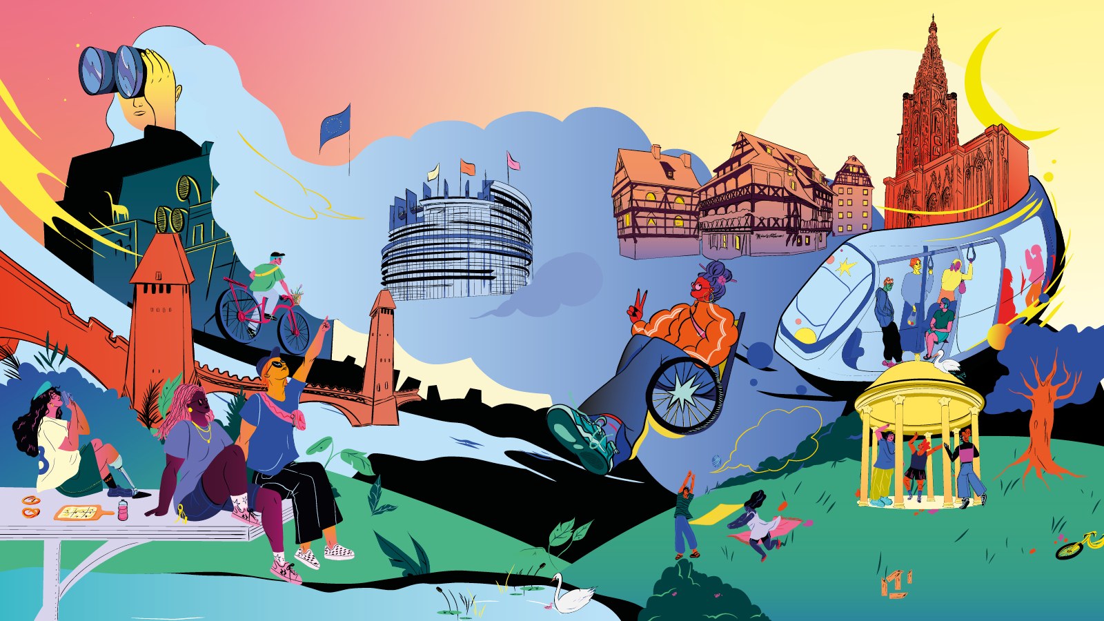 Illustration | Strasbourg aime ses étudiants 2025-2026